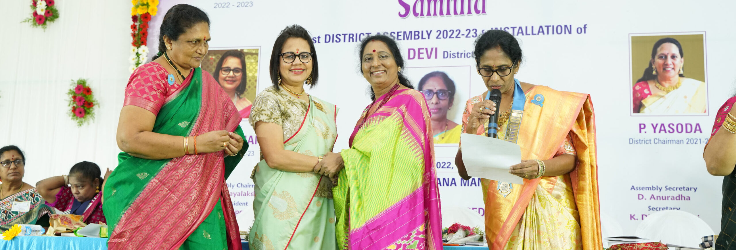 Installation of Treasure Dr. A.R.T. Rani