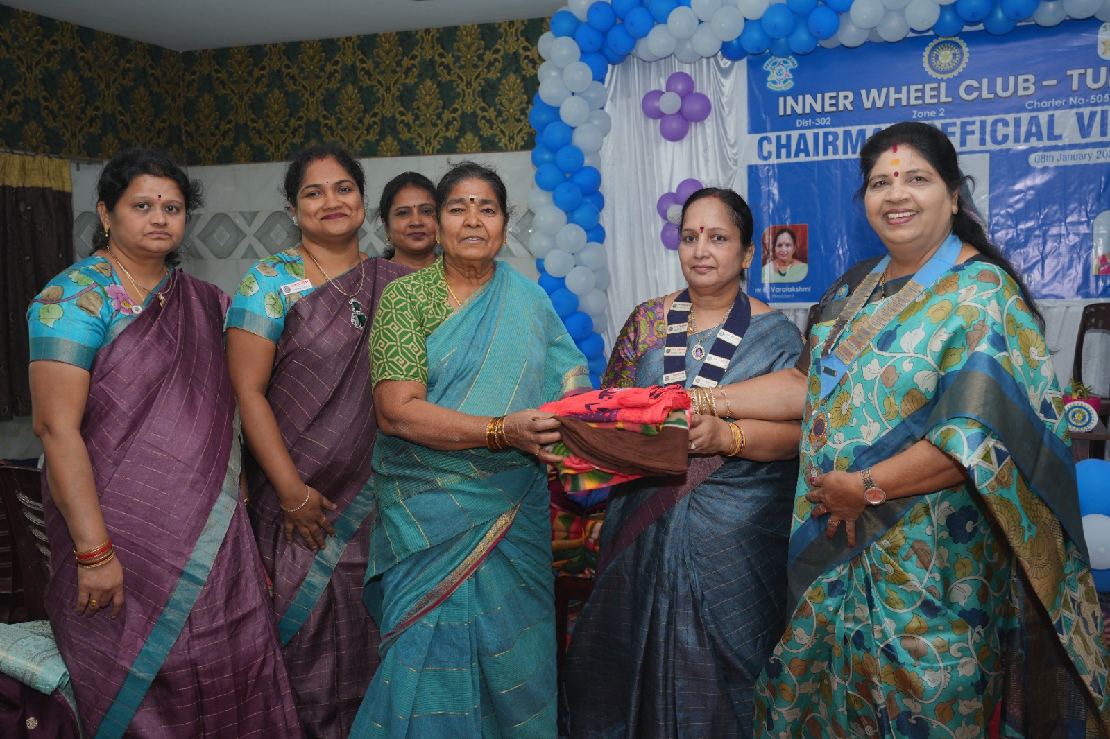 Sarees Distribution to Sanitation Workers