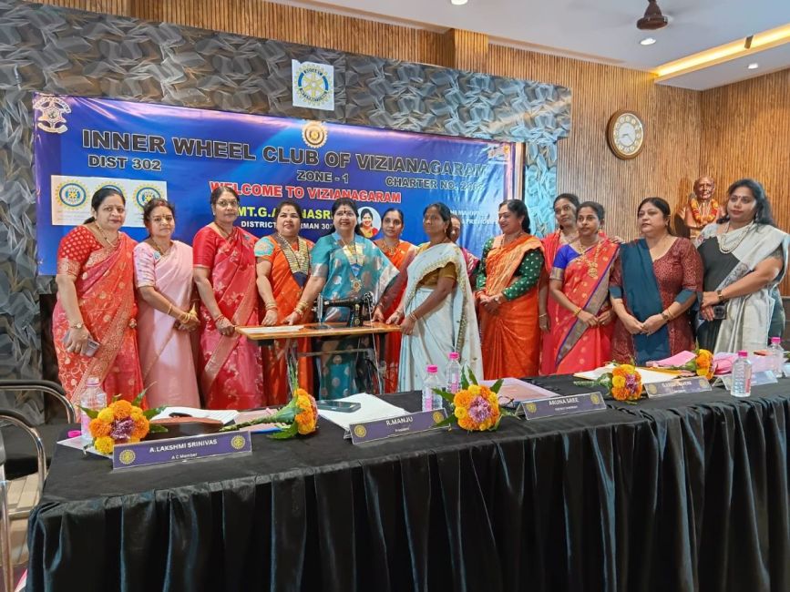 Donation of sewing machine