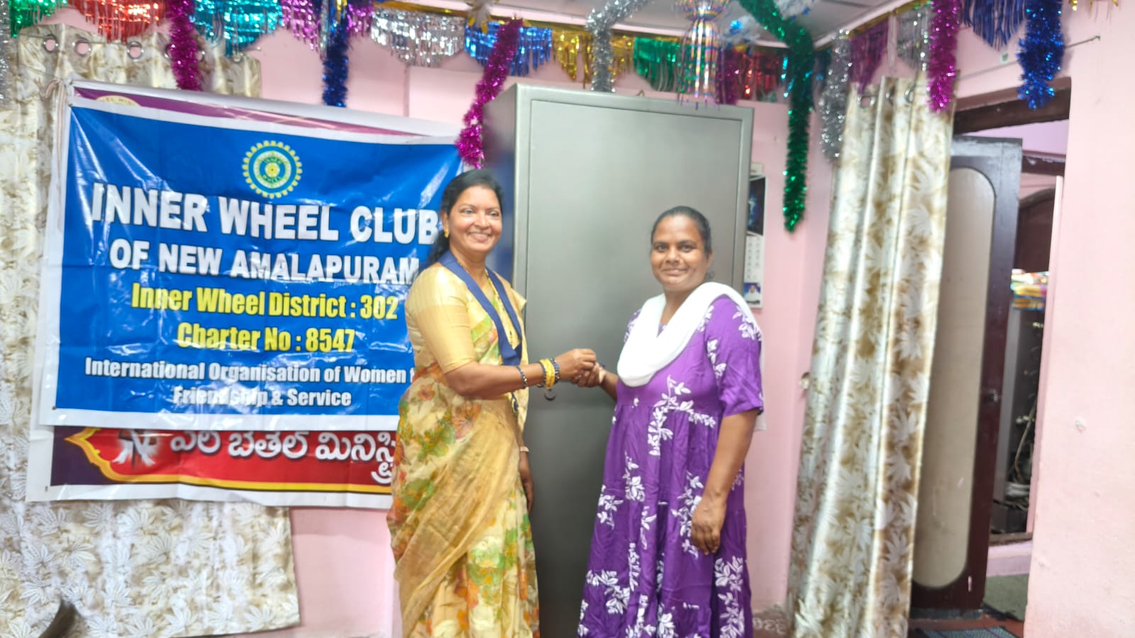 Donated Godrej Biruva Wardrobe to needy Woman